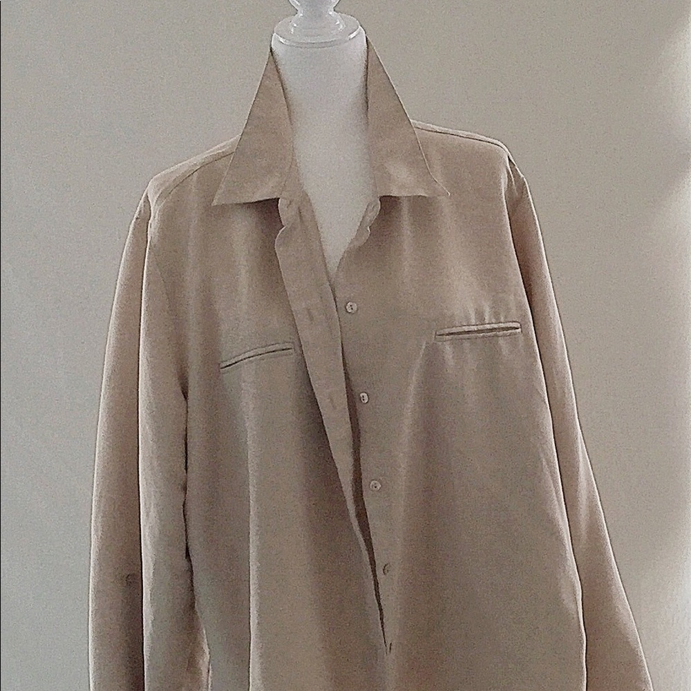 Laura Scott Women’s Button Down Long Sleeve Blouse